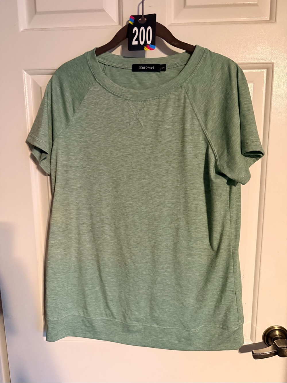 Aventura Short Sleeve Tee in Sage Green - Aventura